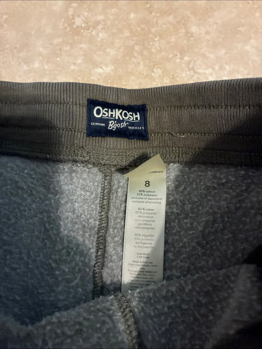 OshKosh B'gosh Olive Green Kids Jogger Sweatpants